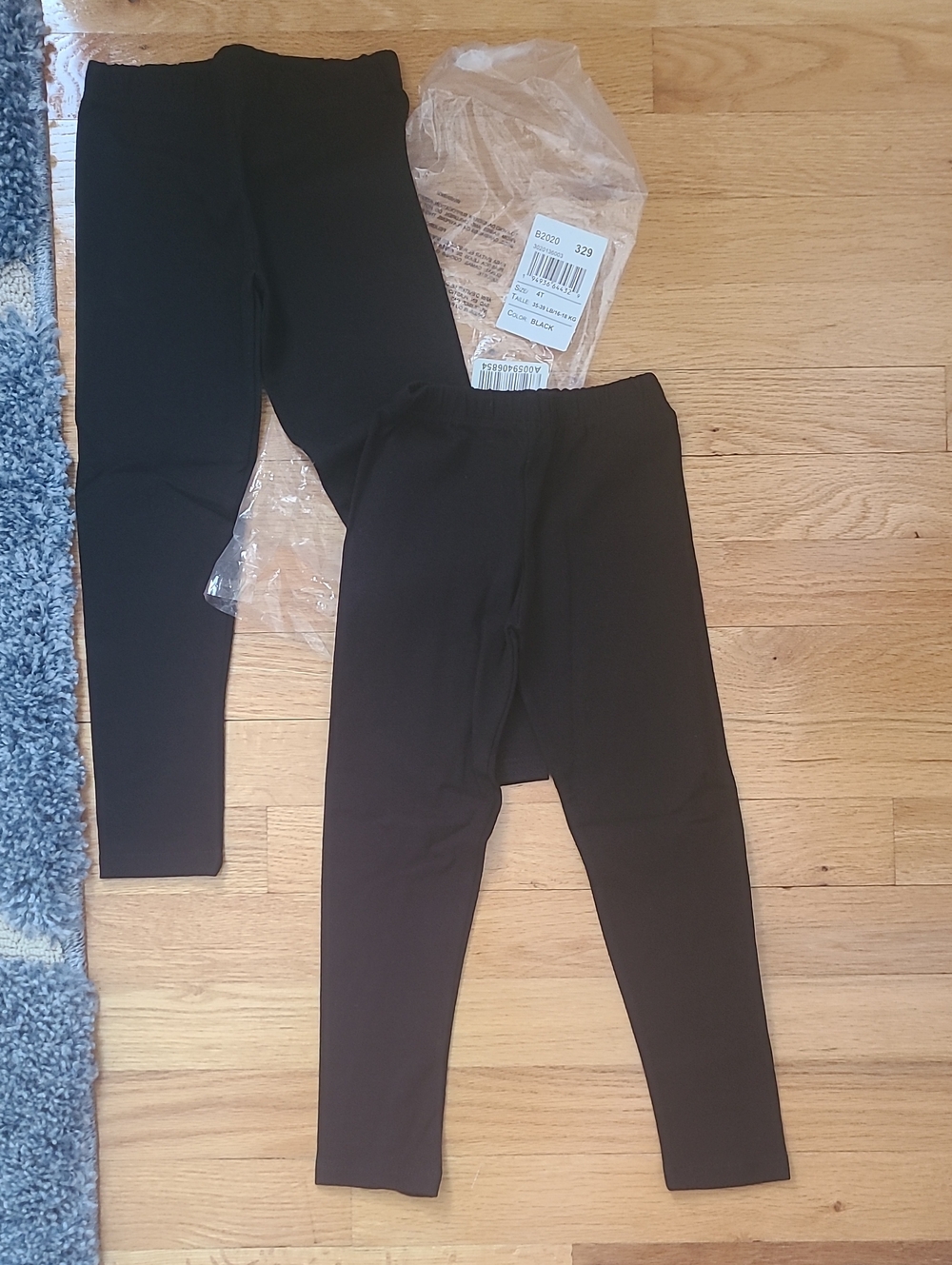 The Children's Place Black Kids Stretch Leggings - 2 Pack